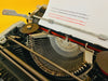 Olivetti Lettera DL with original carrying case and typebar detail
