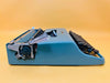 Working 1970s Olivetti Pluma 22 Typewriter - Blue Retro Manual - QWERTY Writer's Gift & Case
