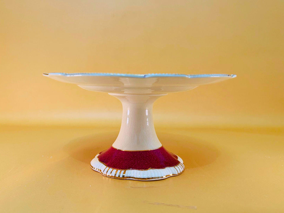 Vintage Burleigh Ware fruit plate porcelain table setting display