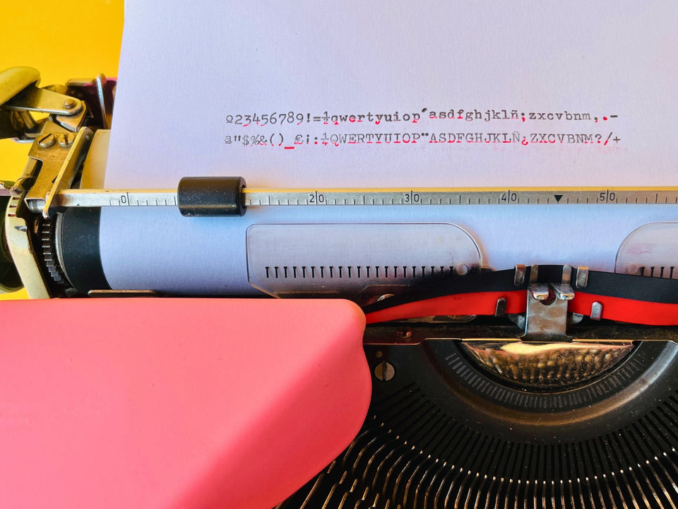 Olympia Splendid 33 matching typesample