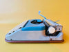 Working Typewriter Maritsa 11 Blue Spanish Qwerty With Case
