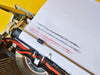 Nakajima typing sample QWERTY typeface white typewriter