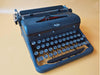 Royal Portable Typewriter - Working 1930s Manual Machine - Black AZERTY