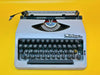 Flying Fish keyboard detail QWERTY keys close-up gray typewriter