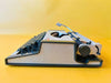 Working Olympia Traveller Deluxe Typewriter | White & Grey | 1970s