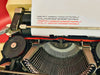 Close-up of the serial number 7689186 and the Hispano-Olivetti mechanical frame, confirming its authentic 1970s Spanish manufacturing.