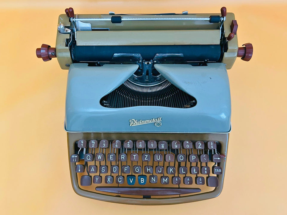 Rheinmetall KST typing sample QWERTZ detailed keyboard view
