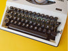 Vintage White Elsa Gilet 200 | Fully Working QWERTY Manual | Wedding Guestbook Decor