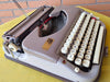 Princess Typewriter (1970s) – Beige Portable Manual Typewriter with Leather Case