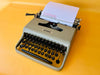 Olivetti Pluma 22 Gray Typewriter - 1970s Manual Portable - Working QWERTY with Case