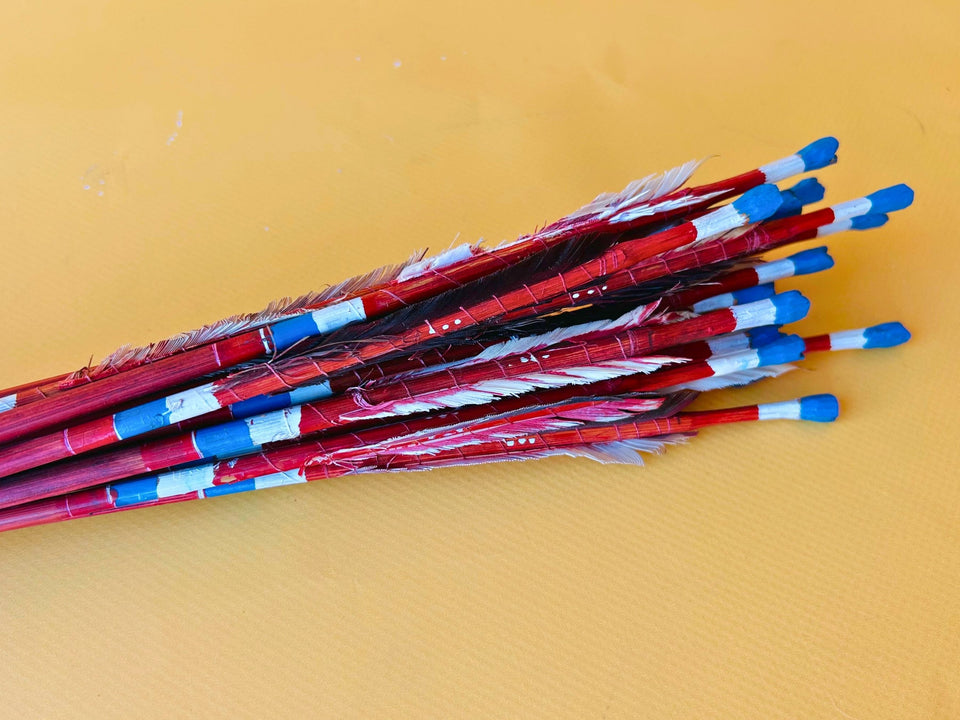 Vintage Bow and Arrows Set – Handcrafted Traditional Archery Prop for Stage & Costume