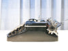 Erika Model 8 Manual Typewriter - Working 1930s German Machine - AZERTY Black Gloss