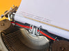Crisp black and red type sample produced by this professionally revised Wanderer-Werke Continental Klein (SN: R248110)
