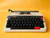 Working Brother Deluxe 250 TR Typewriter | White & Black | Case