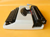 Working Brother 210 Typewriter | White 1970s Japanese Portable