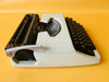 Working Brother 210 Typewriter | White 1970s Japanese Portable