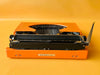 Working Orange Silver Reed Typewriter | Japanese Portable | SN: 91785461