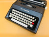 Olivetti Lettera 35 | Matte Black | The "Executive Stealth" Writing Engine