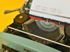 Working Olivetti Lettera 32 Typewriter | Teal Blue | QZERTY