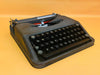Working Hermes Baby Metal Typewriter | 1960s Swiss QWERTY with metal Case