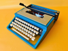 Olivetti Lettera 31 | Mediterranean Blue | Complete with Original Olivetti Bag