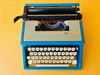 Olivetti Lettera 31 | Mediterranean Blue | Complete with Original Olivetti Bag