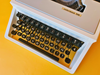 Working Typewriter Underwood 310 Gray and White with Case