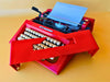 Olivetti Lettera 25 | Fire Engine Red | Pristine Time-Capsule Set with Original Bag