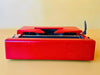 Olivetti Lettera 25 | Fire Engine Red | Pristine Time-Capsule Set with Original Bag