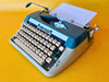 Working Amaya 86 Typewriter | Sleek Black & Grey 1980s Design