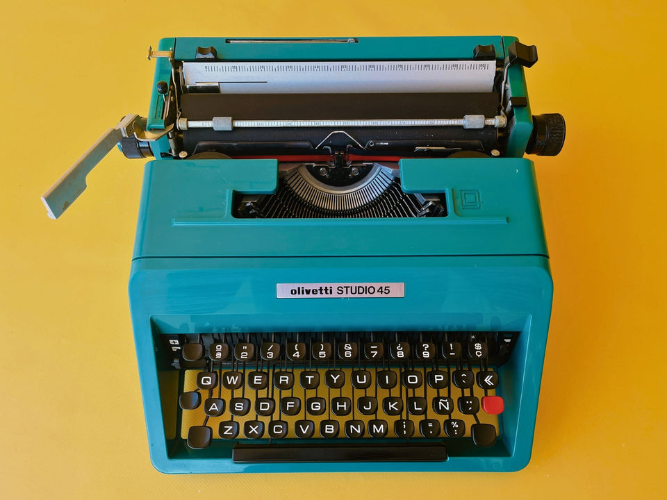 Olivetti Studio 45 | Deep Teal-Grey | Masterpiece of Mid-Century Architecture