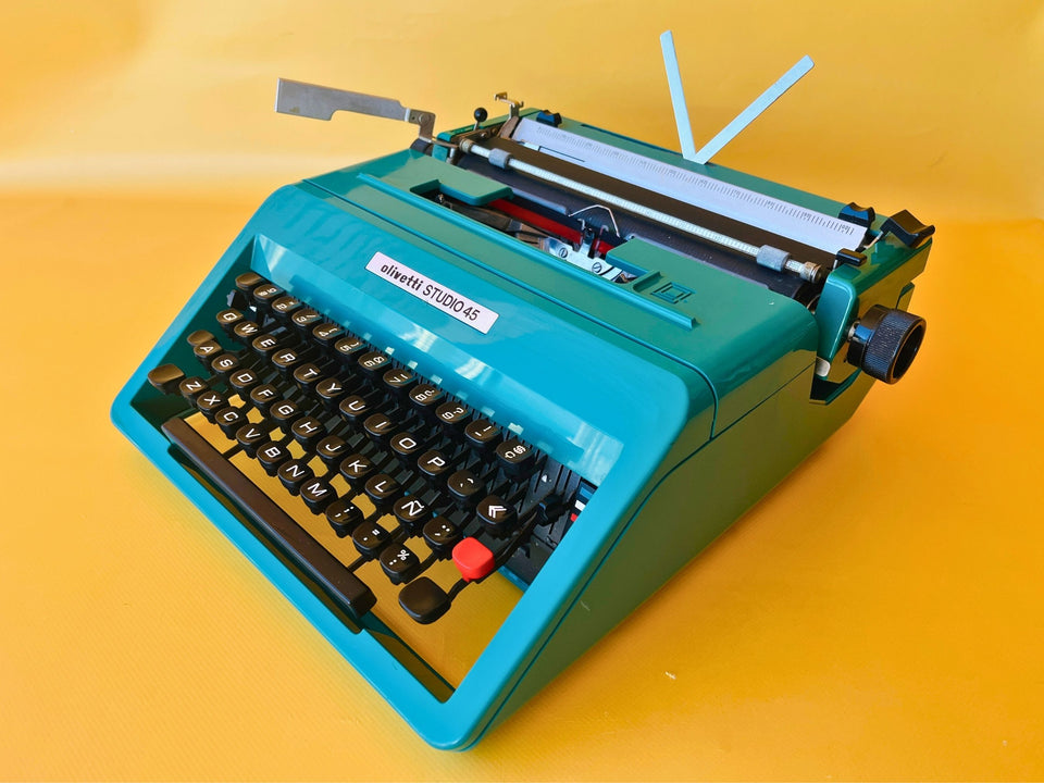 Olivetti Studio 45 | Deep Teal-Grey | Masterpiece of Mid-Century Architecture