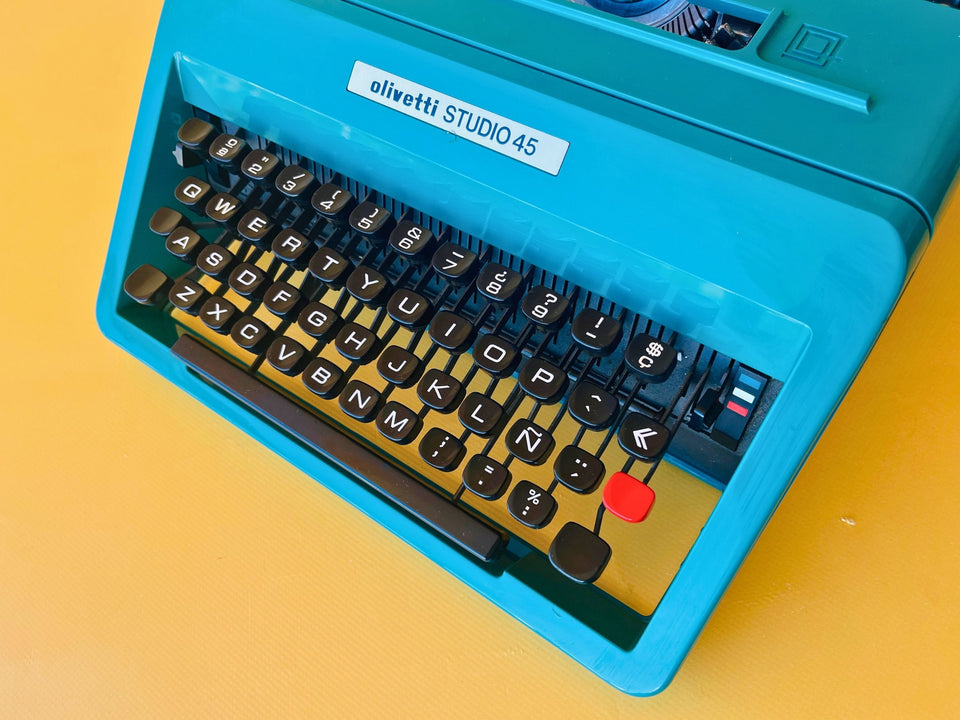 Olivetti Studio 45 | Deep Teal-Grey | Masterpiece of Mid-Century Architecture