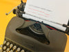 Rheinmetall KST Typewriter | German Engineering | QWERTY Keyboard | Fully Working