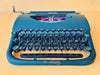 Patria Portable Typewriter with Case – Spanish QWERTY – Dark Green – Fully Serviced