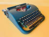 Patria Portable Typewriter with Case – Spanish QWERTY – Dark Green – Fully Serviced