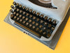Erika Model 100 Typewriter | German Portable Manual Typewriter with Case & Original Brushes | Spanish QWERTY | Made in Germany