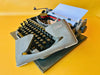 Erika Model 100 Typewriter | German Portable Manual Typewriter with Case & Original Brushes | Spanish QWERTY | Made in Germany