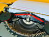 Olivetti Lettera 82 manual typewriter with QZERTY keyboard and original instructions included