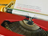 Working Maritsa 22 Typewriter | Burgundy Red Portable Manual Typewriter with Original Red Case | Spanish QWERTY