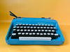 Remington Sperry Rand Ten Forty Typewriter – Sky Blue | English QWERTY | Mint Condition | Guarantee Card