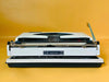 Adler Tippa Portable Typewriter – White | English QWERTY | With Case | Professionally Serviced