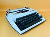 Adler Tippa Portable Typewriter – White | English QWERTY | With Case | Professionally Serviced