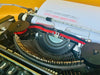Olympia Traveller de Luxe Portable Typewriter – White & Black | QWERTZ | With Case | Professionally Serviced