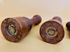 Vintage Marlux pepper grinder set in use kitchen table setting
