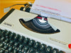 Olympia Traveller de Luxe Vintage Manual Typewriter | Cyrillic Keyboard | Original Case | Professionally Serviced | Fully Working
