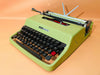 Olivetti lettera 32 typewriter special edition green color