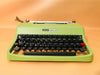 Olivetti Lettera 32 Special Edition – Salad Green | Italian QZERTY | Professionally Serviced