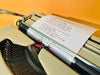 Custom poem letter and kraft envelope together, vintage typewriter gift