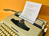 Custom Typewriter Poem Personalized Digital Or Physical Typed Poem